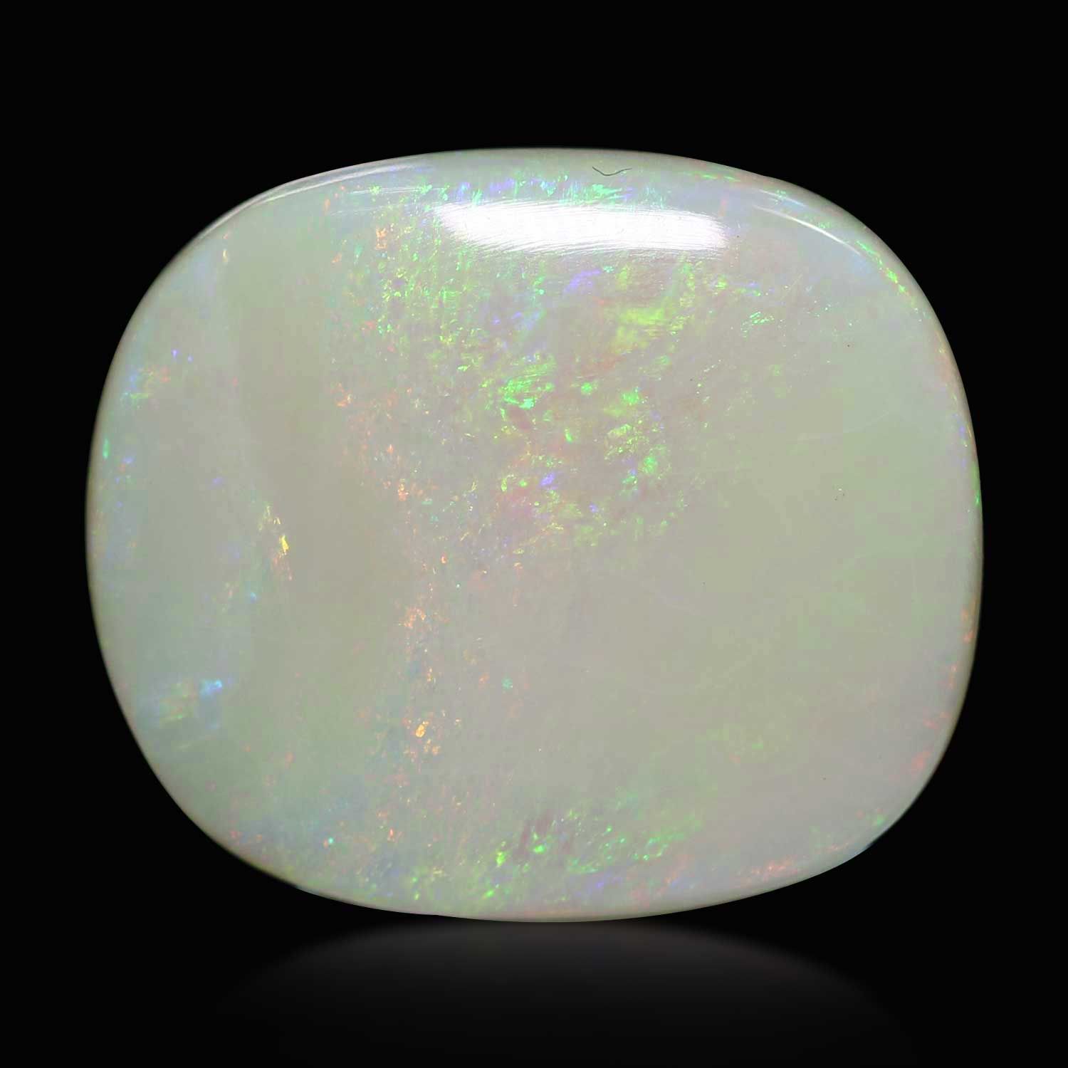 OPAL CABOCHON 10.68ct WHITE MI AUSTRALIA NONE
