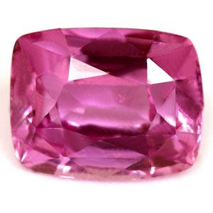 Szafir 1,52 ct, różowy, szlif cushion