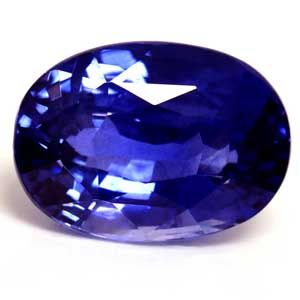 Szafir 3,03 ct, niebieski, szlif owalny