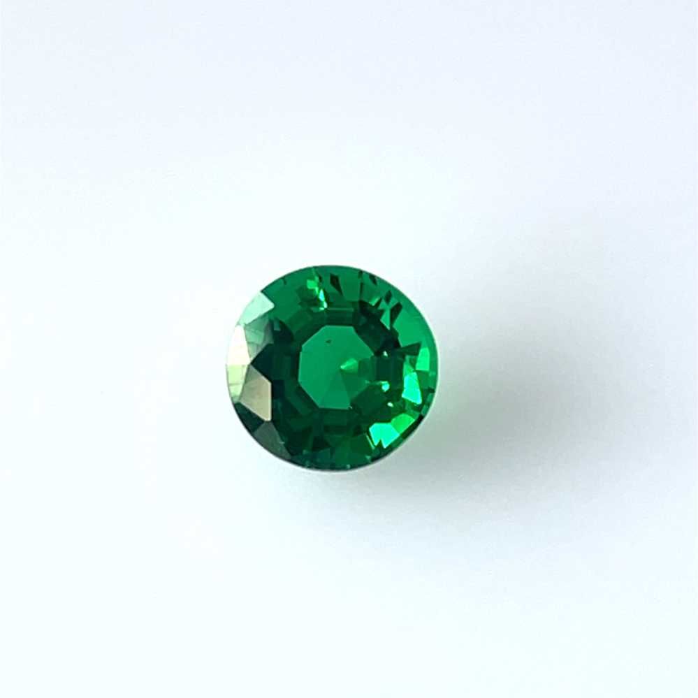 EMERALD Round 0.63ct GREEN SI FACETED