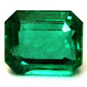 Szmaragd 1,73 ct, zielony, szlif szmaragdowy