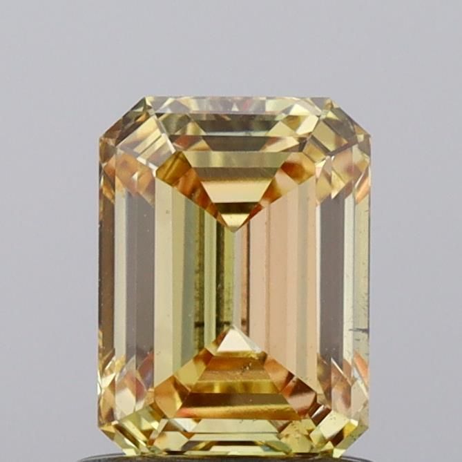 1.01 CT Fancy Vivid Yellow EMERALD