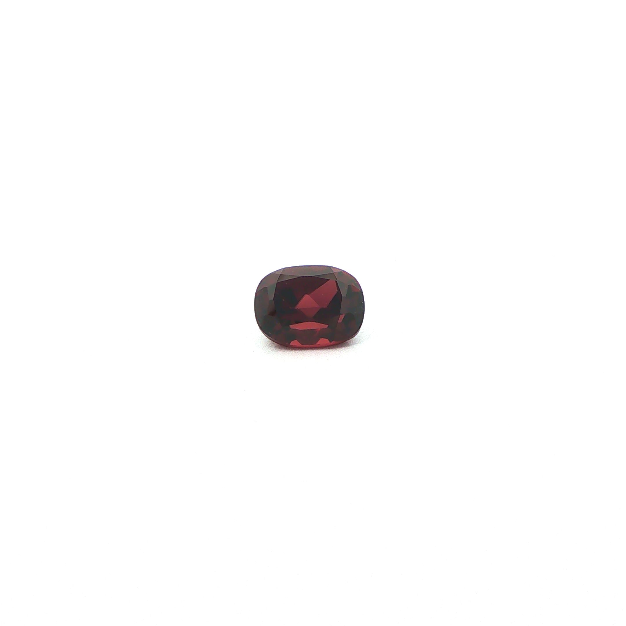 Cyrkon 2,54 ct, brązowy, szlif cushion