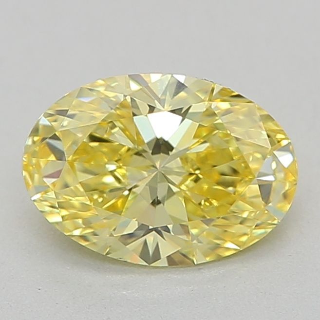 0.54 CT Fancy Vivid Yellow OVAL