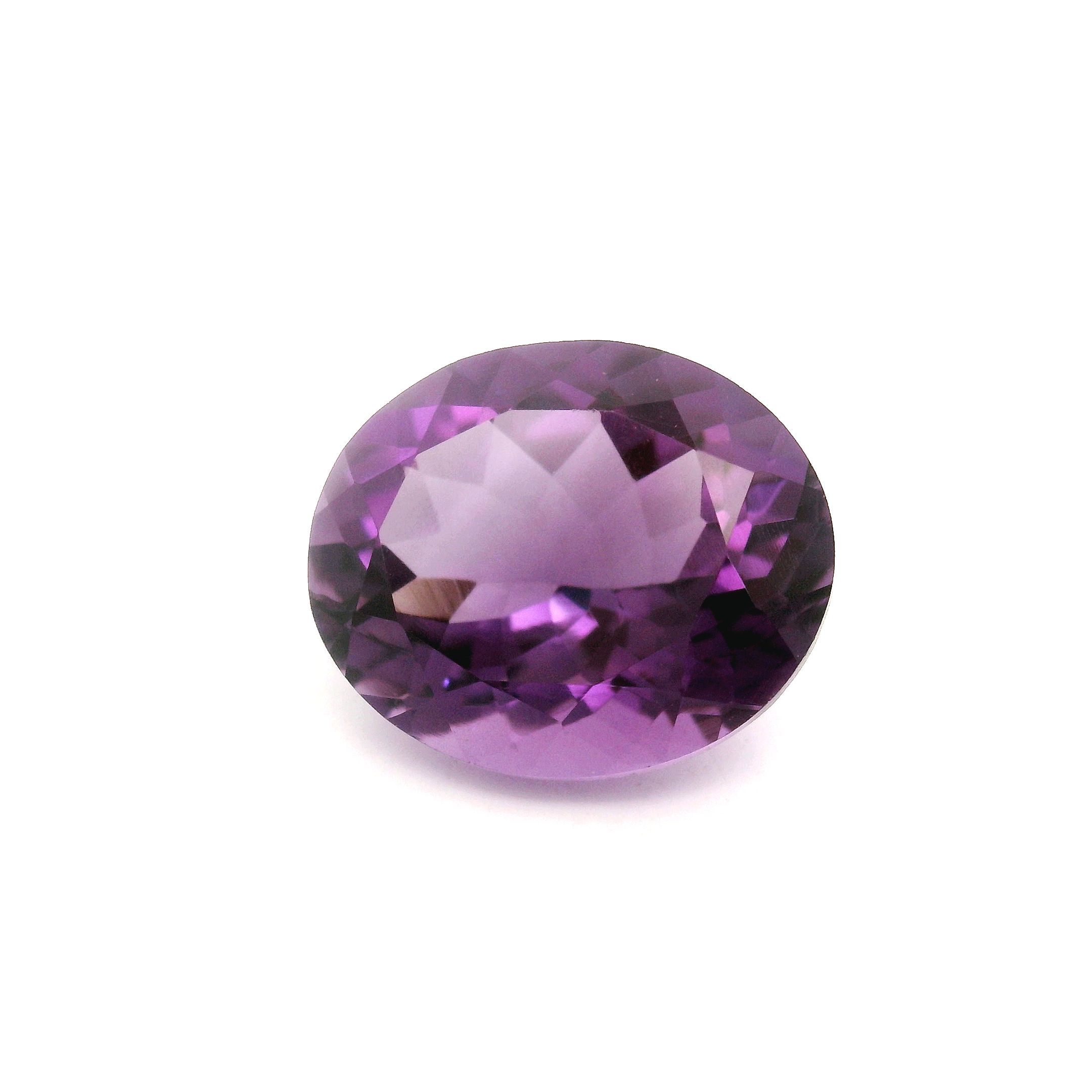 Ametyst 4,54 ct, purpurowy, szlif owalny