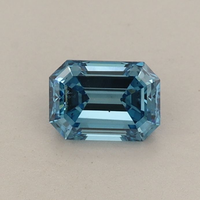0.49 CT Fancy Vivid Blue EMERALD