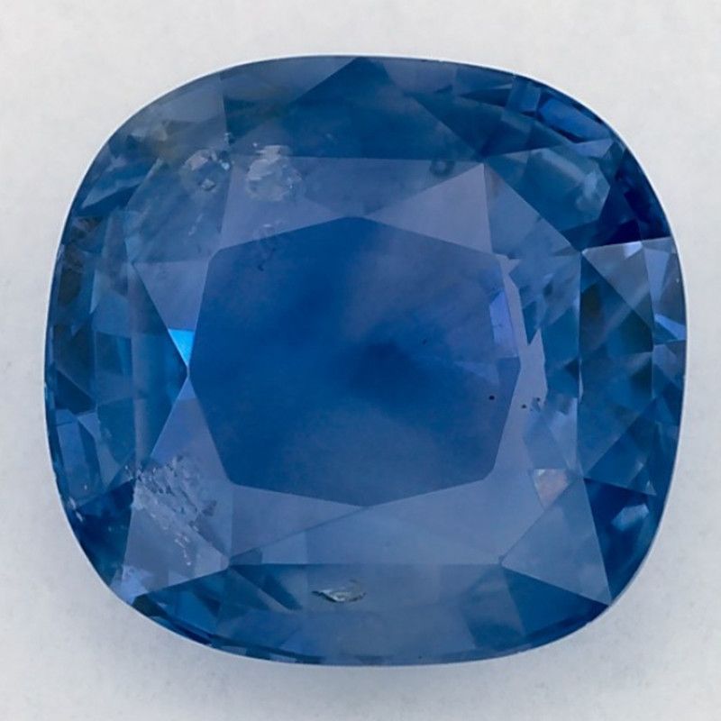 Szafir 4,07 ct, niebieski, szlif cushion