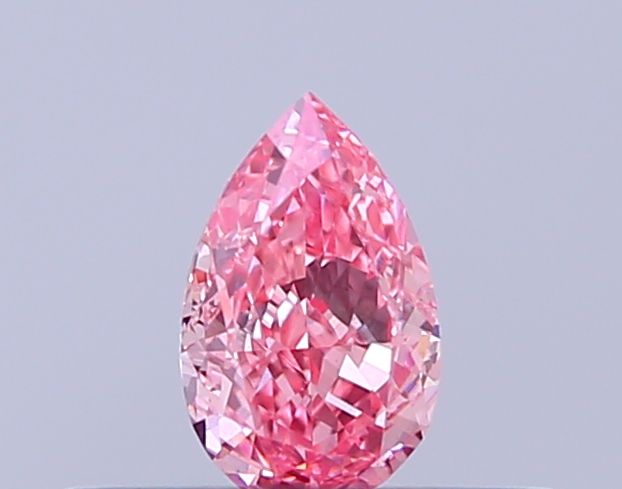 0.24 CT Fancy Vivid Pink PEAR