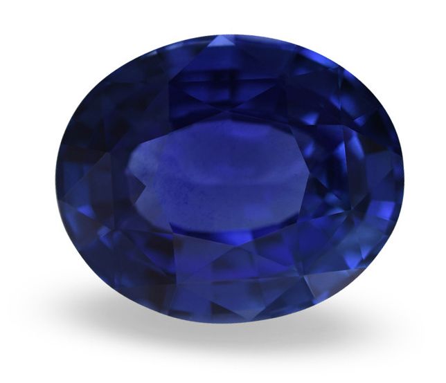 Szafir 3,05 ct, niebieski, szlif owalny