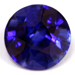 Szafir 4,29 ct, niebieski, szlif okrągły