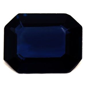 Szafir 1,26 ct, niebieski, szlif szmaragdowy