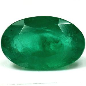 Szmaragd 3,13 ct, zielony, szlif owalny