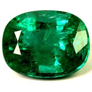 Szmaragd 2,63 ct, zielony, szlif cushion