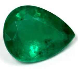Szmaragd 2,27 ct, zielony, szlif gruszka