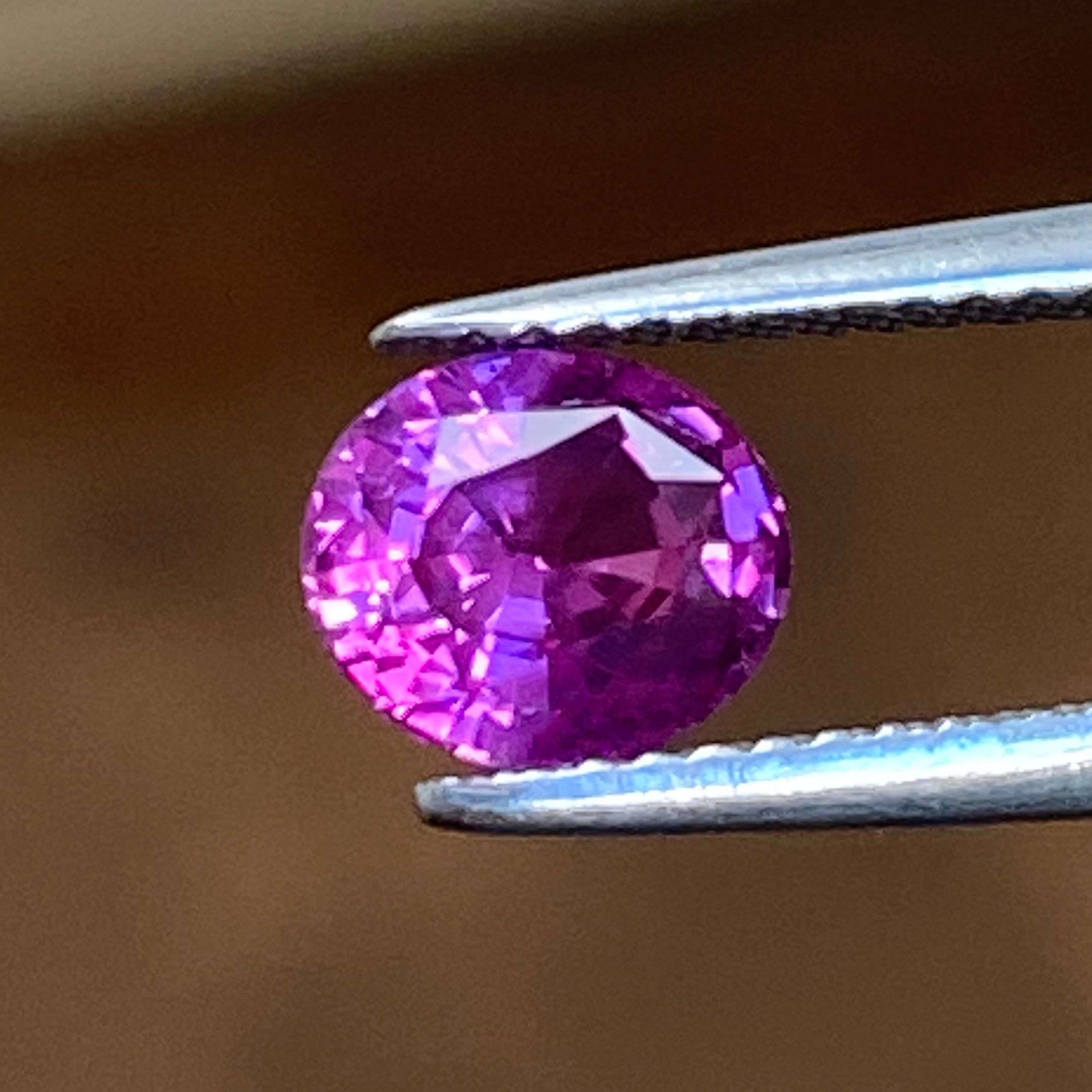 SAPPHIRE FACETED 1.4ct PINK PINK EC SRILANKA HEATED