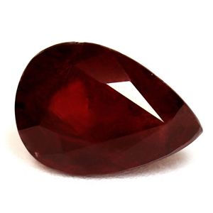 RUBY FACETED 1.13ct RED Pigeon Blood Red SI REST_OF_AFRICA HEATED