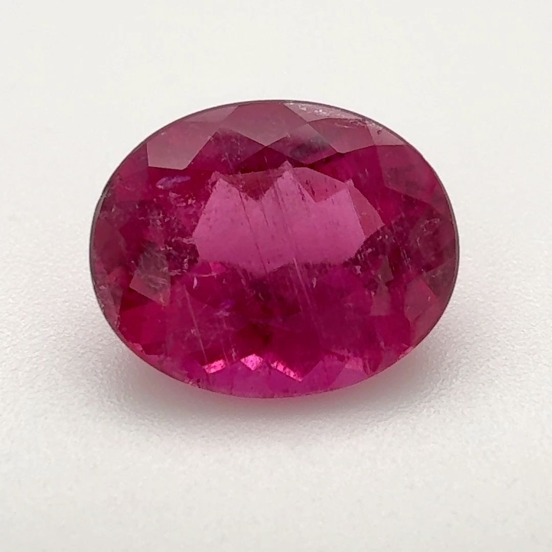 TOURMALINE FANCY 3.85ct PINK Medium Pink SI BRAZIL NONE