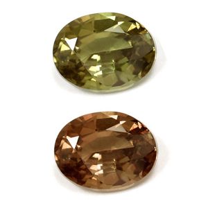 Aleksandryt 1,58 ct, zielony, szlif owalny