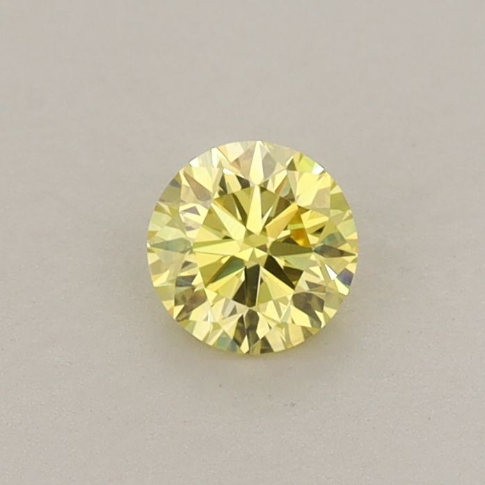 0.3 CT Fancy Vivid Yellow ROUND