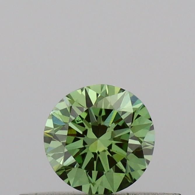 0.27 CT Fancy Vivid Green ROUND