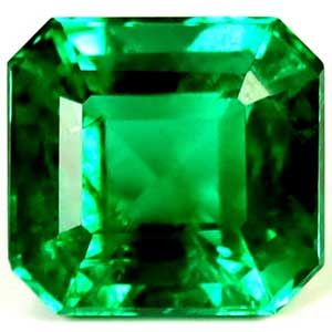 Szmaragd 1,13 ct, zielony, szlif szmaragdowy