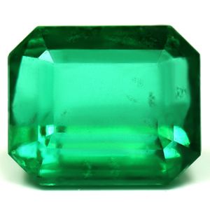 Szmaragd 7,03 ct, zielony, szlif szmaragdowy