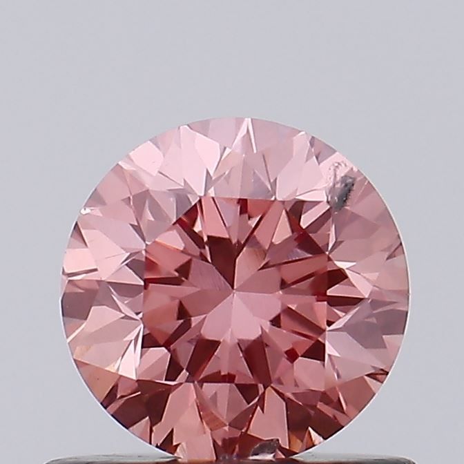 0.7 CT Fancy Intense Brownish Pink ROUND