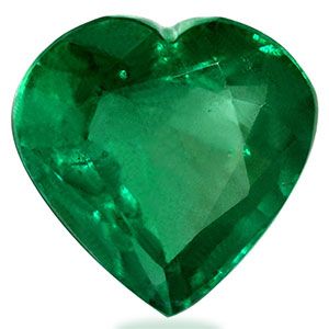 Szmaragd 6,13 ct, zielony, szlif serce