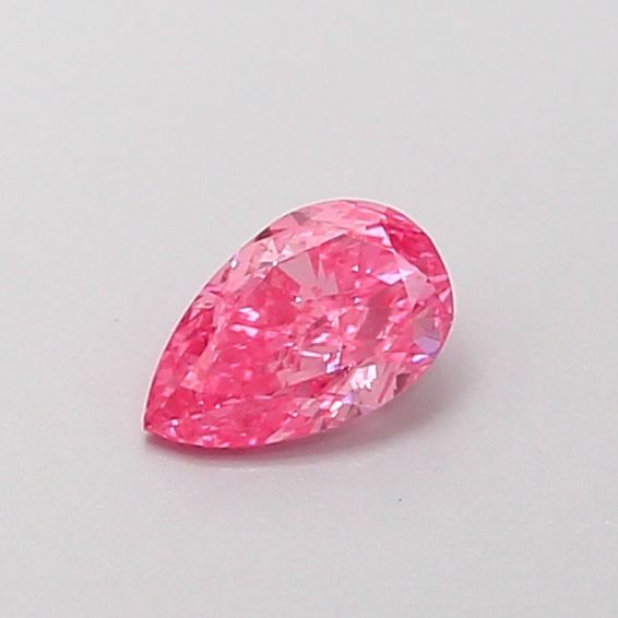 0.21 CT Fancy Vivid Pink PEAR