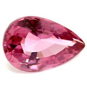 Spinel 1,10 ct, różowy, szlif gruszka