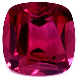 Turmalin 2,08 ct, różowy, szlif cushion