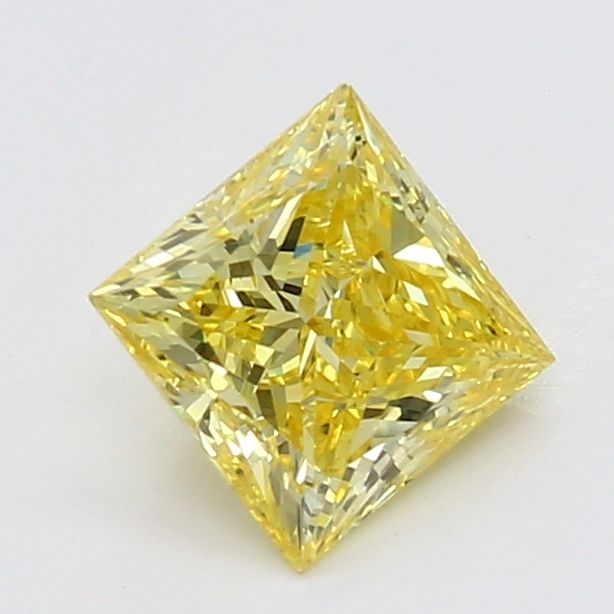 0.63 CT Fancy Vivid Yellow PRINCESS
