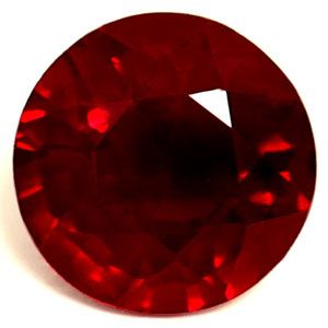 RUBY FACETED 0.5ct RED Pigeon Blood Red EC REST_OF_AFRICA HEATED