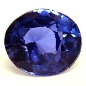 SAPPHIRE FACETED 0.56ct BLUE Vivid Blue EC SRILANKA NONE