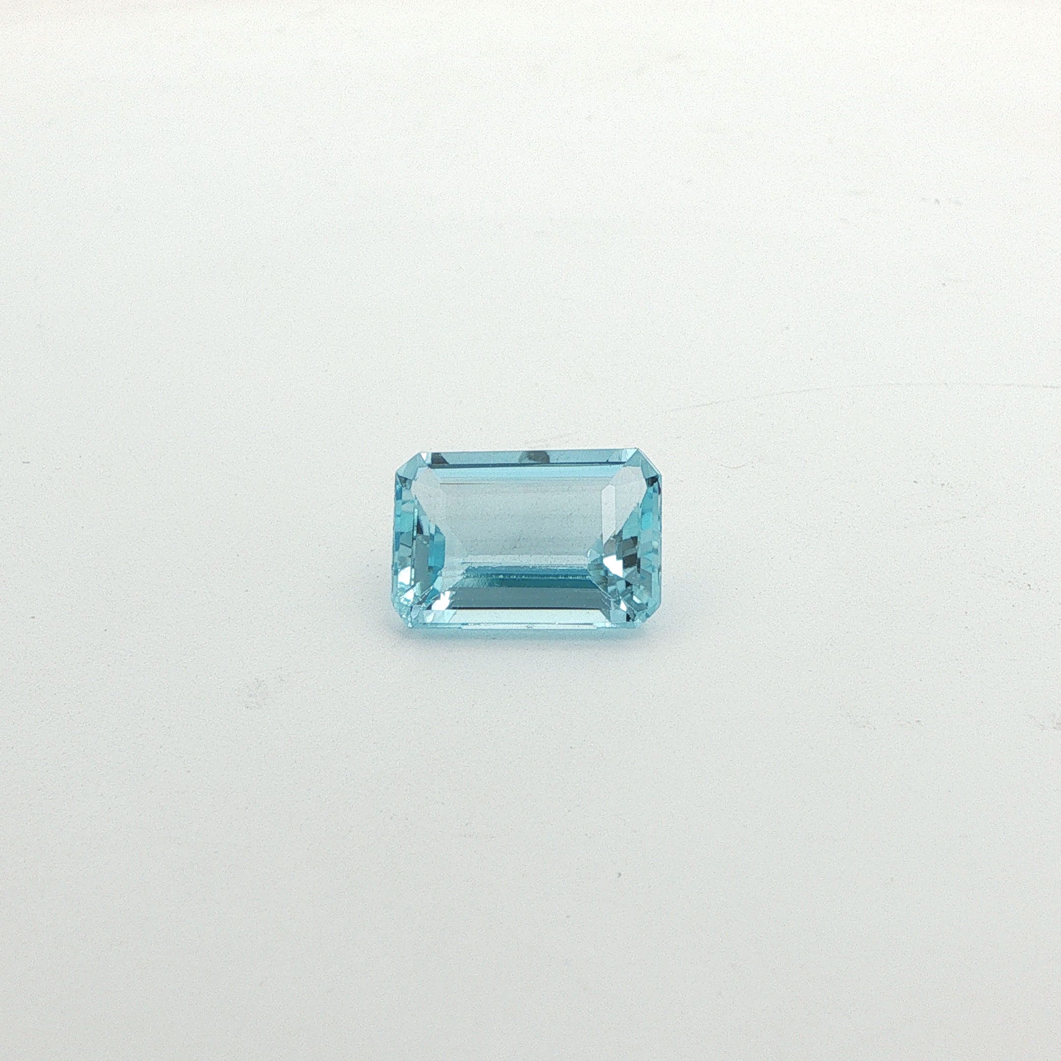 4.71 ct Octagonal aquamarine