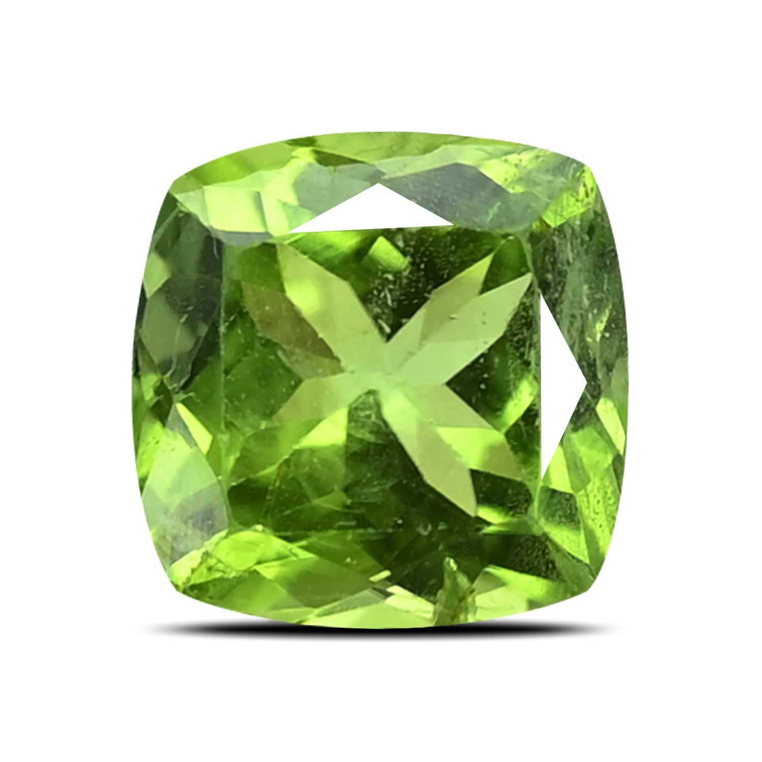 PERIDOT FACETED 3.64ct GREEN MI AFGHANISTAN NONE