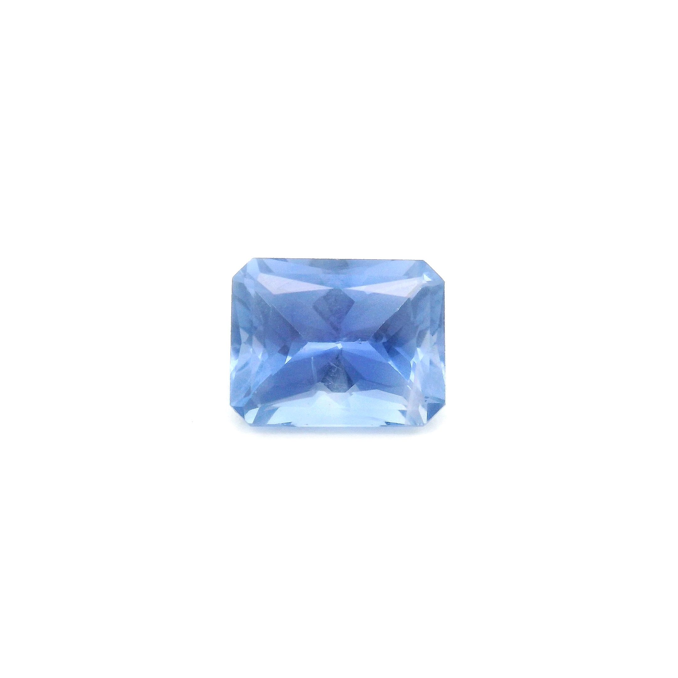 Szafir 2,06 ct, niebieski, szlif ośmiokątny