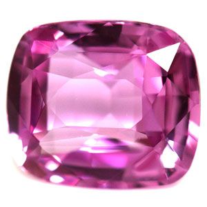 Szafir 1,52 ct, różowy, szlif cushion