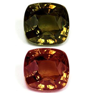 Aleksandryt 4,34 ct, zielony, szlif cushion