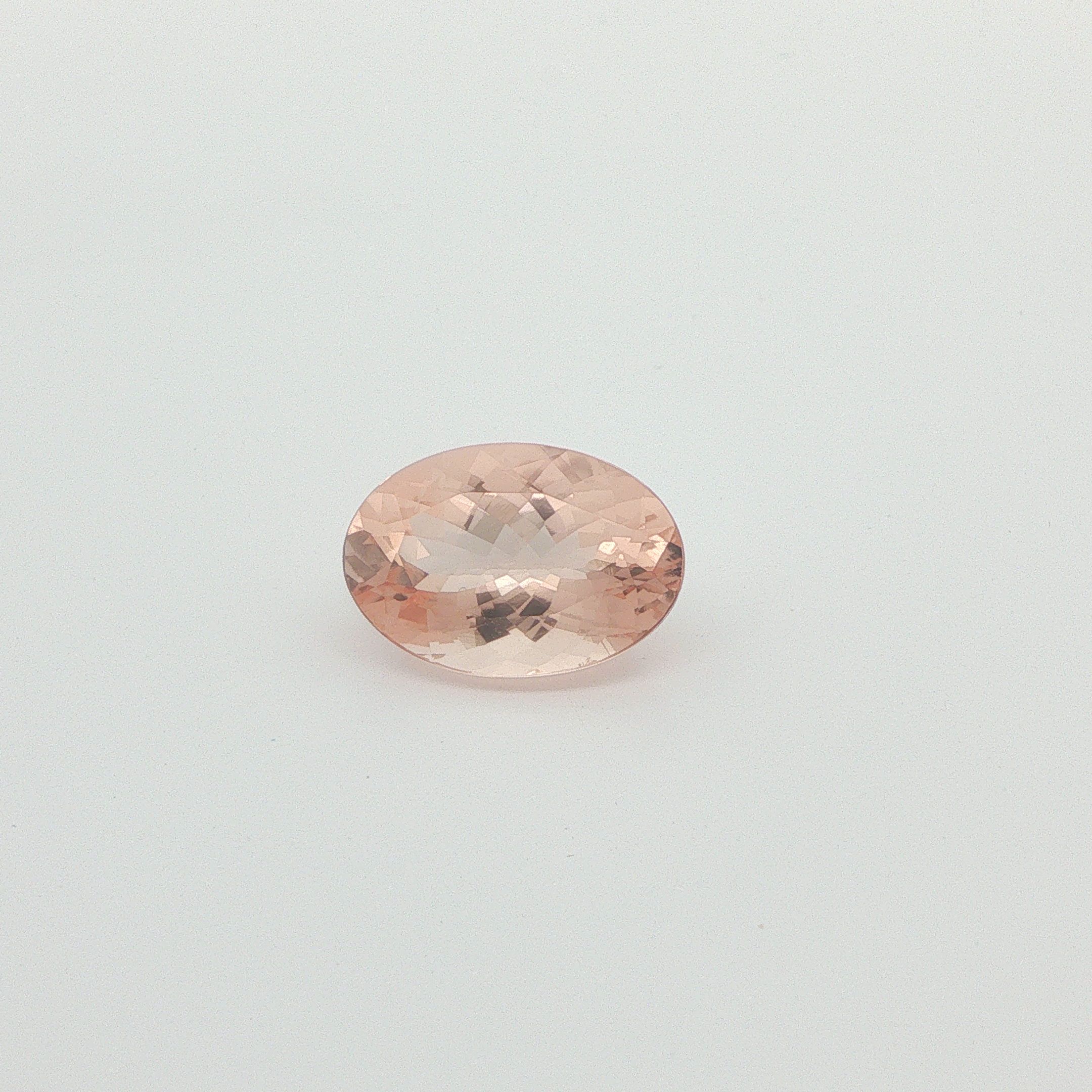 8.12 ct Oval Morganite