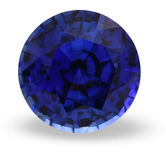 SAPPHIRE FACETED 1.42ct BLUE Blue EC SRILANKA HEATED