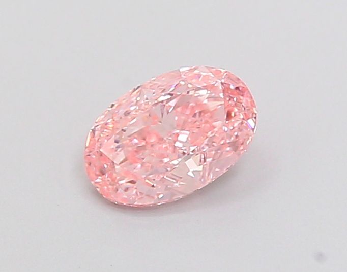 0.38 CT Fancy Intense Pink OVAL
