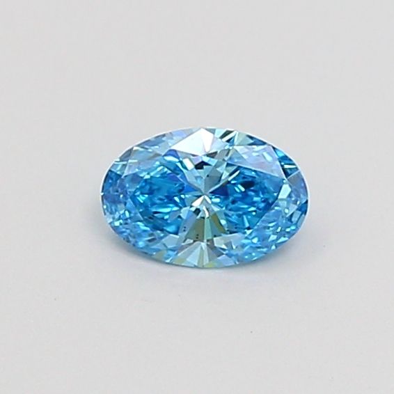 0.31 CT Fancy Vivid Blue OVAL