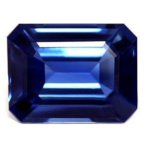 Szafir 1,64 ct, niebieski, szlif szmaragdowy