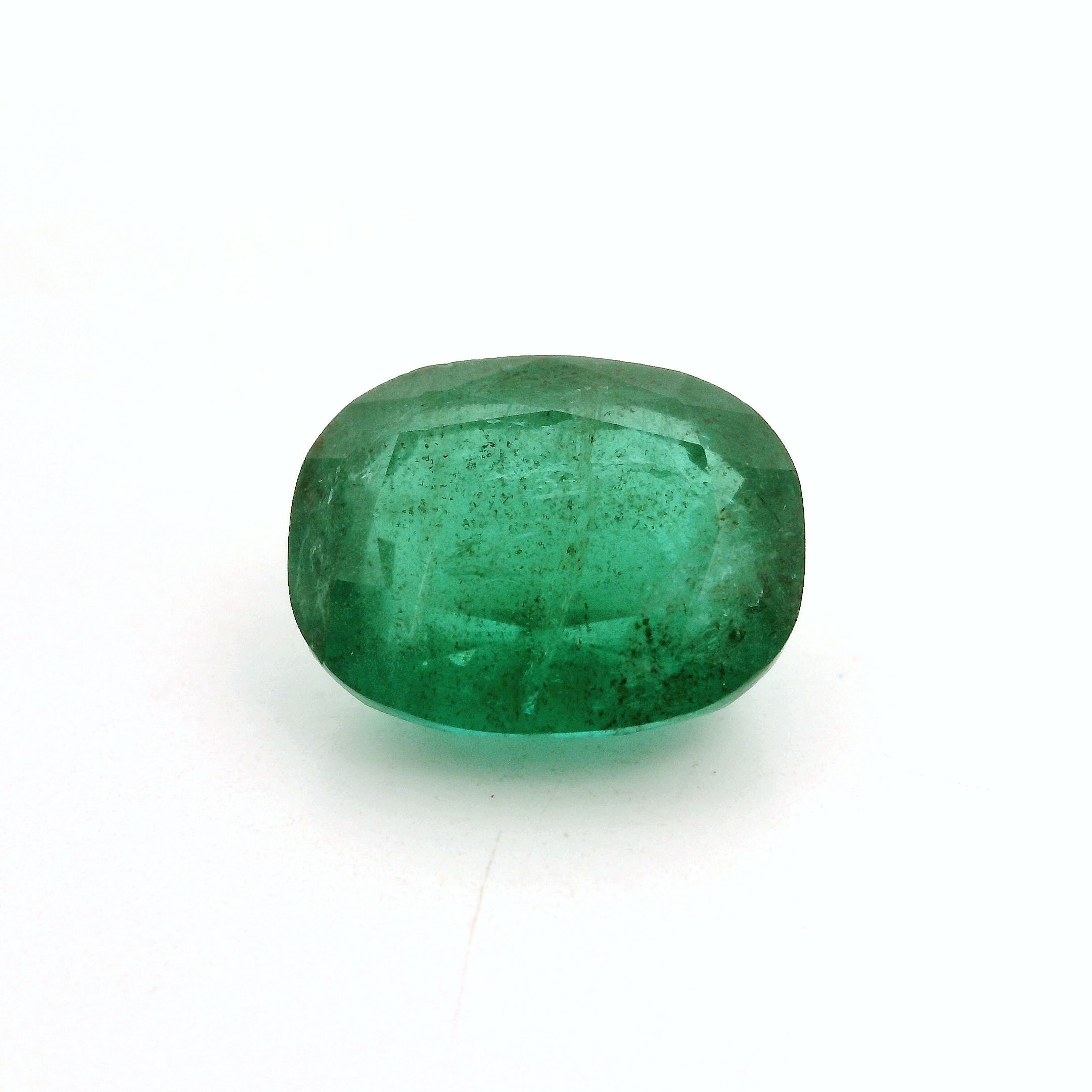 5.49 ct Cushion Emerald