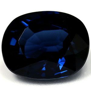 Szafir 3,32 ct, niebieski, szlif cushion