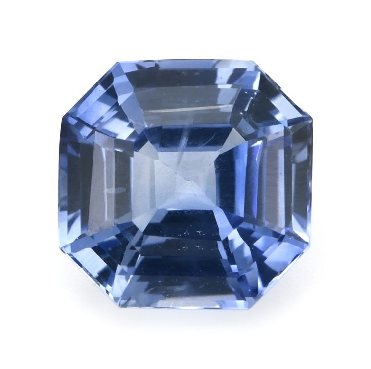 Szafir 1,50 ct, niebieski, szlif szmaragdowy