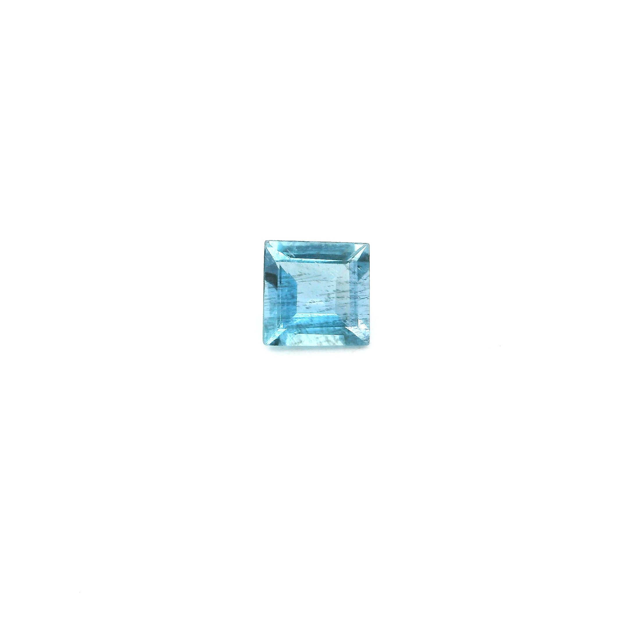 0.46 ct Square aquamarine