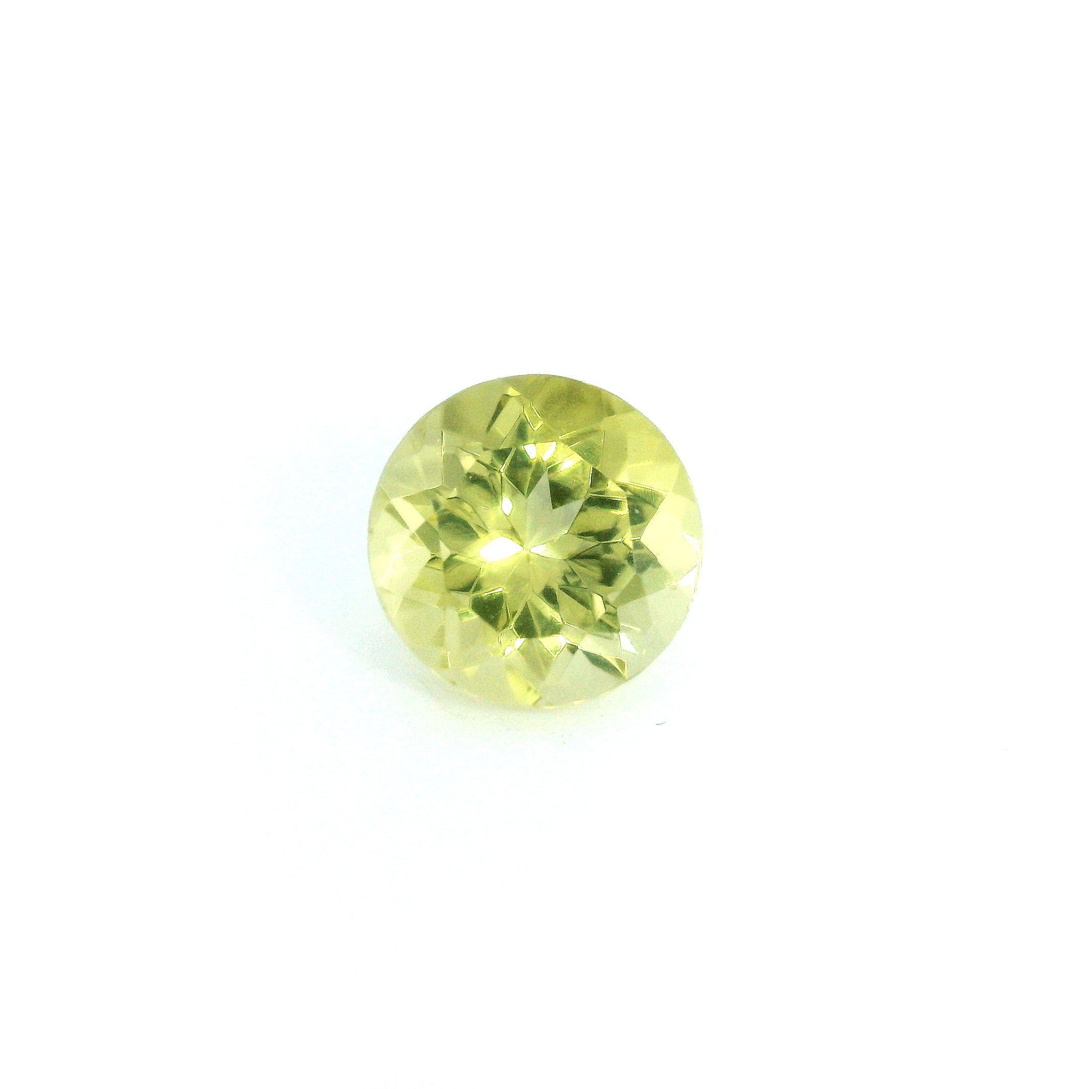 Apatyt 2,49 ct, żółty, szlif okrągły