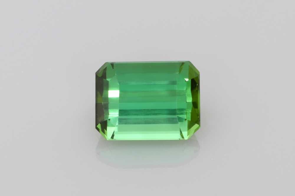 TOURMALINE FACETED 1.97ct GREEN Vivid GREEN SI BRAZIL NONE